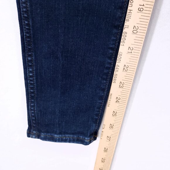 Madewell Jeans Size 25 Womens 10" High-Rise Skinny Dark Wash Stretch Slimming - Picture 5 of 13